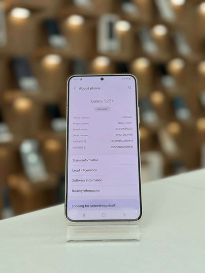 Samsung Galaxy S22 Plus, Dual SIM, 128GB, 8GB RAM, 5G, Pink Gold