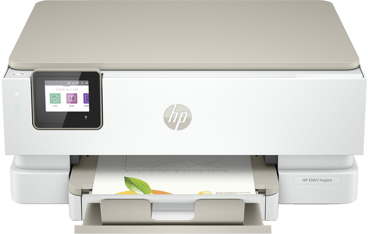 Imprimanta Multifunctionala HP ENVY Inspire 7220e, Wireless, Color, A4, Duplex, Touchscreen, Wi-Fi cu auto-reparare, 3 luni de Instant Ink incluse, HP+, Alb