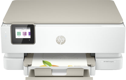 Imprimanta Multifunctionala HP ENVY Inspire 7220e, Wireless, Color, A4, Duplex, Touchscreen, Wi-Fi cu auto-reparare, 3 luni de Instant Ink incluse, HP+, Alb