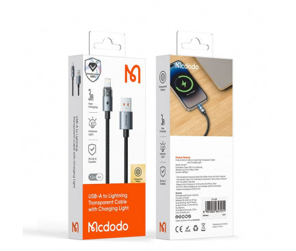 Cablu Date si Incarcare USB-C - Lightning, 36W, 1.2m, Alb