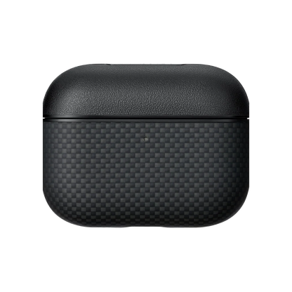 Carcasa MagEZ pentru AirPods Pro 3, Fibra de Aramida, Negru/Gri
