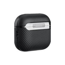 Carcasa MagEZ pentru AirPods Pro 3, Fibra de Aramida, Negru/Gri