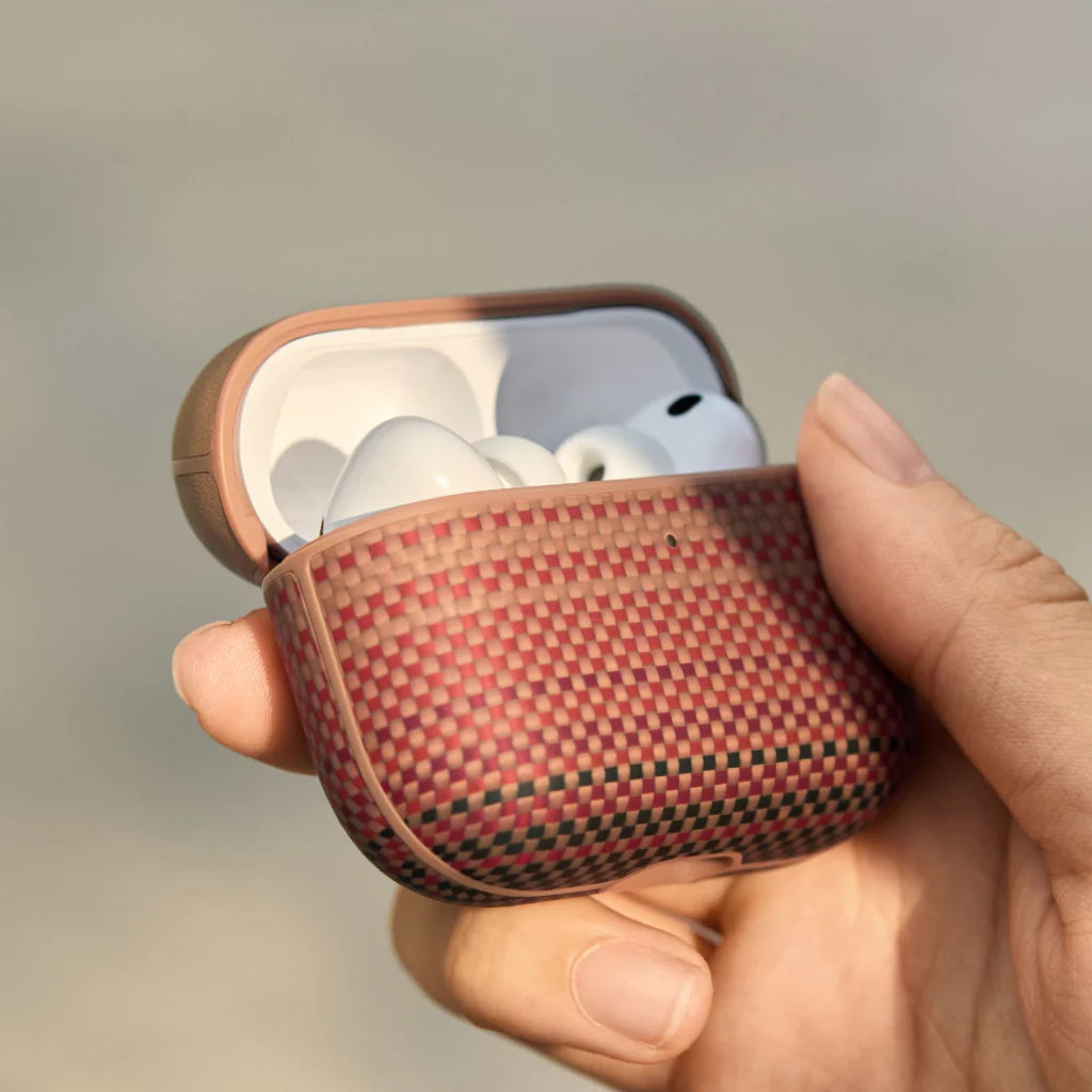 Carcasa MagEZ pentru AirPods Pro 3, Fibra de Aramida, Sunset
