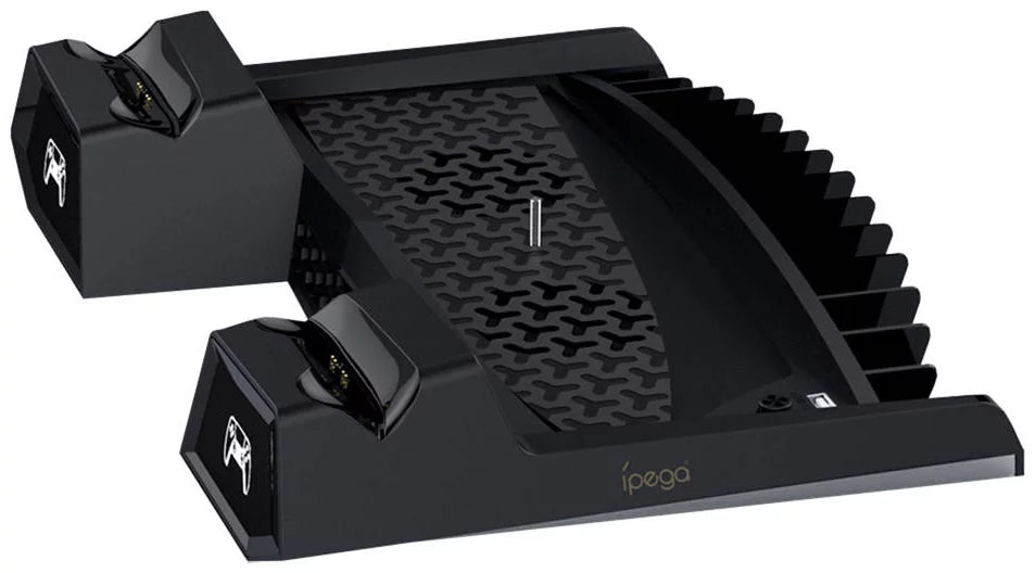 iPega PG-P5023 Stand de răcire multifuncțional pentru PS5 și accesorii (negru)