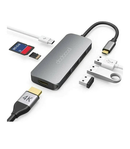 Hub USB C dodocool DC68 Adaptor USB C 7 în 1
