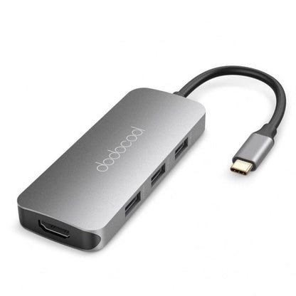 FIXLY l  Dodocool Adaptor Dodocool 7-In-1 Multifunctional USB-C Hub