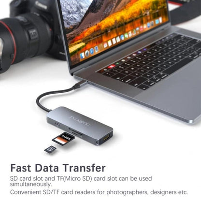 FIXLY l  Dodocool Adaptor Dodocool 7-In-1 Multifunctional USB-C Hub