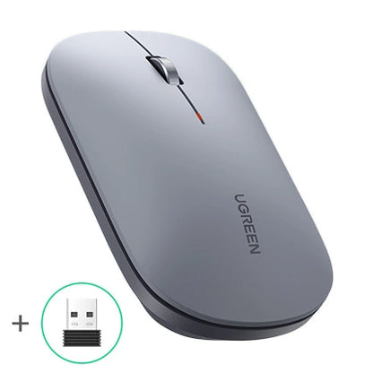 Mouse wireless portabil Ugreen, USB, gri