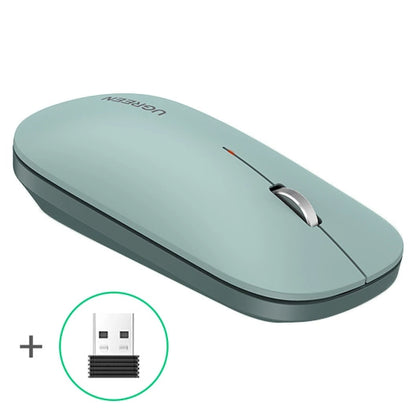 Mouse wireless portabil Ugreen, USB, verde