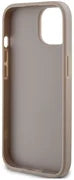 Husa Guess iPhone 15 6.1" white hardcase 4G Triangle Metal Logo