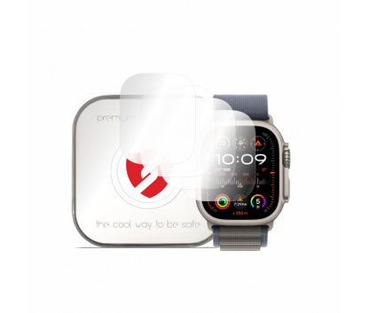 Folie Protectie Smart Protection Premium Classic pentru Apple Watch Ultra 2 / Watch Ultra Series, Set 4 bucati, Plastic
