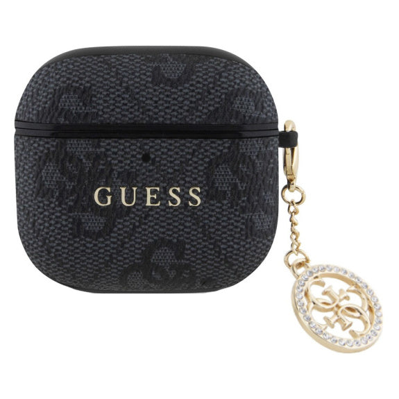 Guess Husă 4G Script Charms pentru AirPods 3- gri