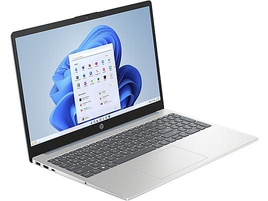 FIXLY l  HP Laptop HP 15-fc0900ng, 15,6 inch, Full-HD, AMD Ryzen 5 7520U, 16 GB RAM, 512 GB SSD, Windows 11 Home (64 Bit), Placa video Radeon™ integrată, Argintiu