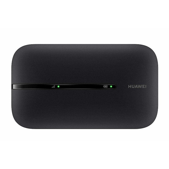 FIXLY l  Huawei RESIGILAT: Router wireless portabil Huawei E5576-320, 4G LTE Cat4 Hotspot, cu slot MiniSIM, unlocked, negru