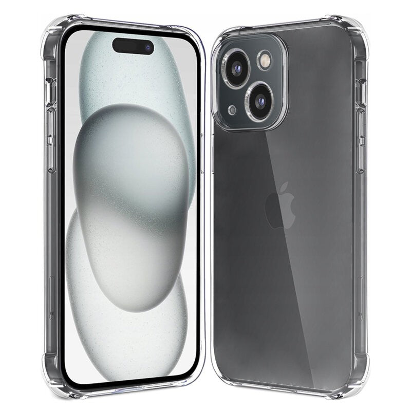 Husa Techsuit Clear Silicone pentru iPhone 15, Transparent