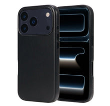 Husa iPhone 17 Pro, leatherUP Class, Refined Touch, MagSafe Compatible, Black