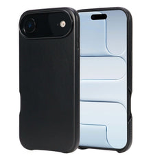 Husa iPhone Air, leatherUP Class, Refined Touch, MagSafe Compatible, Black