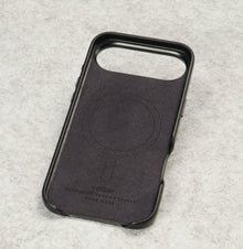 Husa iPhone Air, leatherUP Class, Refined Touch, MagSafe Compatible, Black