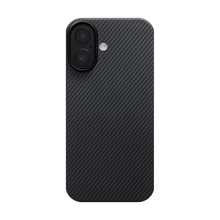 Husa MagEZ 7 Pitaka iPhone 17, Aramida 600D, Negru/Gri, PitaTap™, MagSafe, Ultra Slim