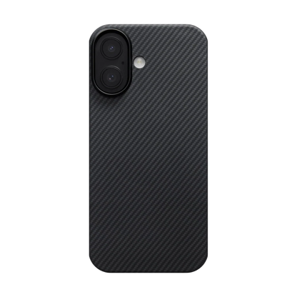 Husa MagEZ 7 Pitaka iPhone 17, Aramida 600D, Negru/Gri, PitaTap™, MagSafe, Ultra Slim