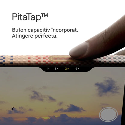 Husa MagEZ 7 Pitaka iPhone 17, Aramida 600D, Sunset, PitaTap™, MagSafe, Ultra Slim