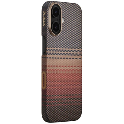 Husa MagEZ 7 Pitaka iPhone 17, Aramida 600D, Sunset, PitaTap™, MagSafe, Ultra Slim