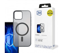 Husa MagSafe 3MK, Frosty MagCase pentru iPhone 12/12 Pro, Negru