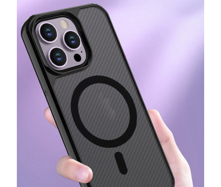 Husa MagSafe Techsuit CarbonFuse pentru iPhone 15 Plus