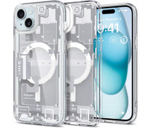 Husa MagSafe Spigen, Ultra Hybrid Zero One pentru Apple iPhone 15, Alba