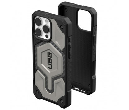 Husa MagSafe Urban Armor Gear, Monarch Pro pentru iPhone 16 Pro Max, Gri