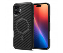 Husa MagSafe pentru Apple iPhone 16, Spigen, Core Armor, Neagru