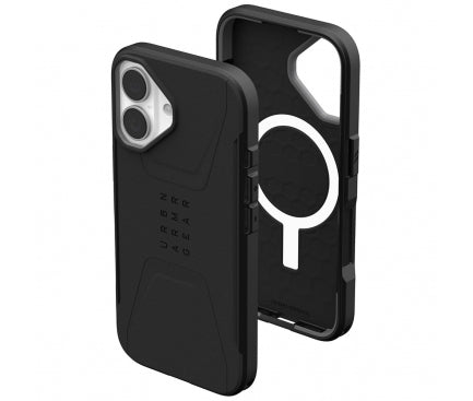 Husa MagSafe UAG Civillian pentru Apple iPhone 16, Negru