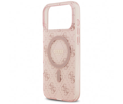 Husa MagSafe Guess pentru iPhone 17 Pro Max, Roz