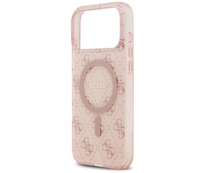 Husa MagSafe Guess pentru iPhone 17 Pro Max, Roz