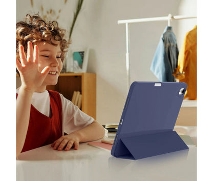 Husa pentru Apple iPad Air 11 (2024), Techsuit, Flex Trifold, Bleumarin