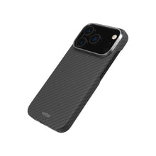 Husa pentru iPhone 17 Pro, Clip-On MagSafe Compatible, made from Aramid Fiber, Kevlar, Black
