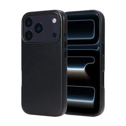 Husa leatherUP Class, Refined Touch, MagSafe pentru iPhone 17 Pro Max, Negru