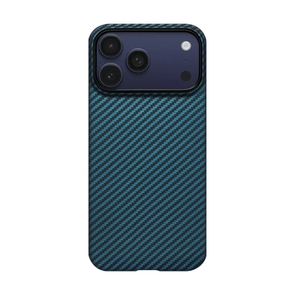 Husa Pitaka pentru iPhone 17 Pro, MagEZ 7 Pro, 600D, Ultra-Slim, Negru/Albastru