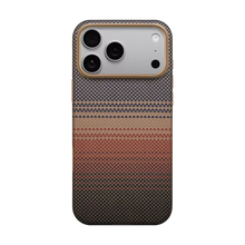 Husa MagEZ UltraGuard Pitaka iPhone 17 Pro Max, Aramida 600D, Sunset, MagSafe, Protectie antisoc