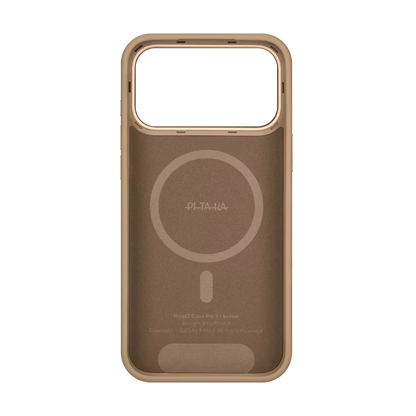 Husa MagEZ UltraGuard Pitaka iPhone 17 Pro Max, Aramida 600D, Sunset, MagSafe, Protectie antisoc