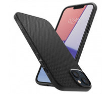 Husa Spigen Liquid Air Matte pentru iPhone 14, Negru
