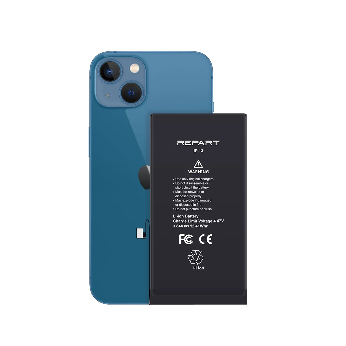 Acumulator Apple iPhone 13, Capacitate marita, 3500 mAh