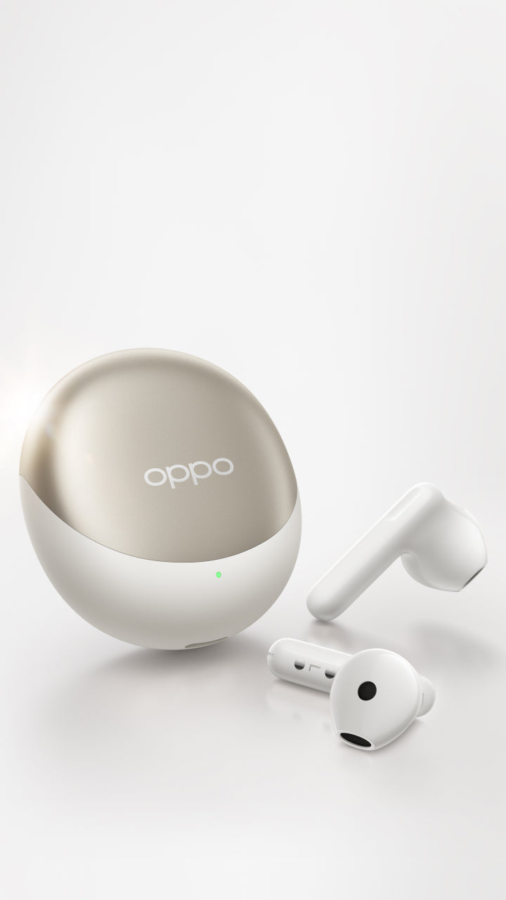 Casti Oppo Enco Air3s, True Wireless, Bluetooth, In-Ear, Microfon, Noise Cancelling