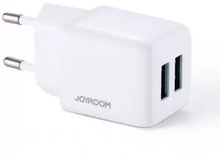 Incarcator  2xUSB de la Joyroom cu o putere de pana la 12 W 2 4 A -Alb