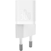 Incarcator de retea Baseus GaN5 Fast Charger 30W, 1 x USB Type-C 5V/3A, alb