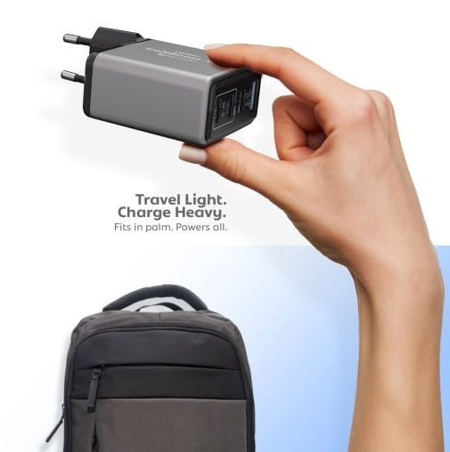 Incarcator Vetter GaNBoost Air, 100W Travel Charger, 3x USB-C, 1x USB A, Black