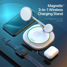 Incarcator Wireless  3 in 1 pentru dispozitive Apple 15W