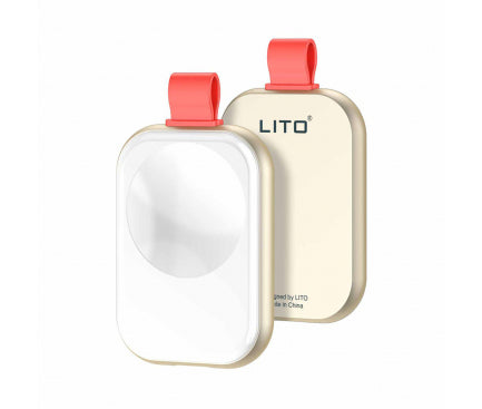 Incarcator Wireless Lito LC03 pentru Apple Watch Series, Alb