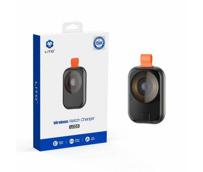Incarcator Wireless Lito LC03 pentru Apple Watch Series, Negru