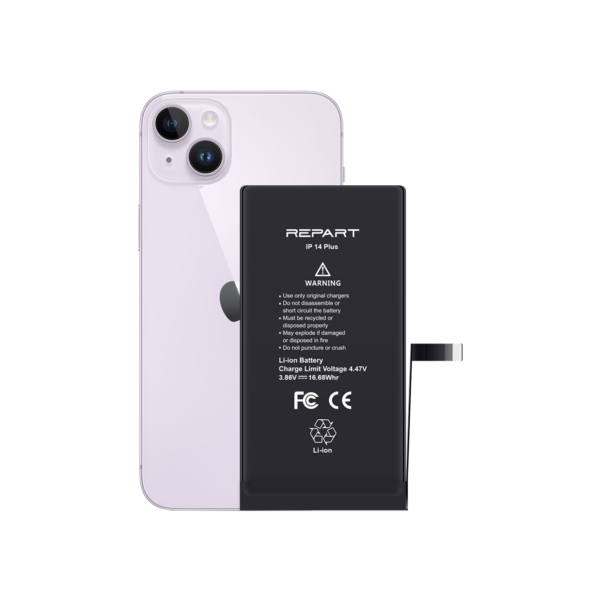 Acumulator Apple iPhone 14 Capacitate marita, 3580 mAh
